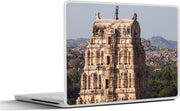 Laptop sticker - 10.1 inch - Indiase Virupaksha tempel met uitzicht op het landschap in India