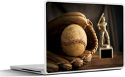Laptop sticker - 10.1 inch -  een handbal en handbalschoen