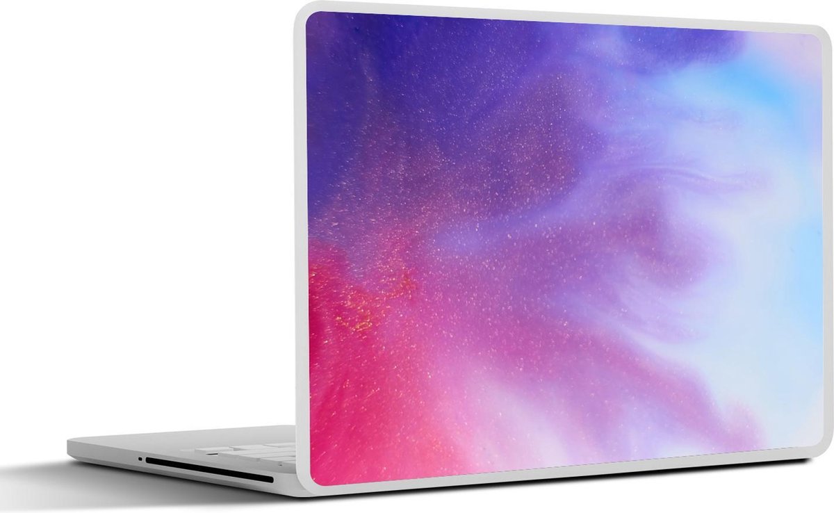Laptop sticker - 10.1 inch - Abstracte achtergrond gemaakt van inkt