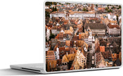 Laptop sticker - 10.1 inch - Indrukwekkende daken in de Franse stad Straatsburg