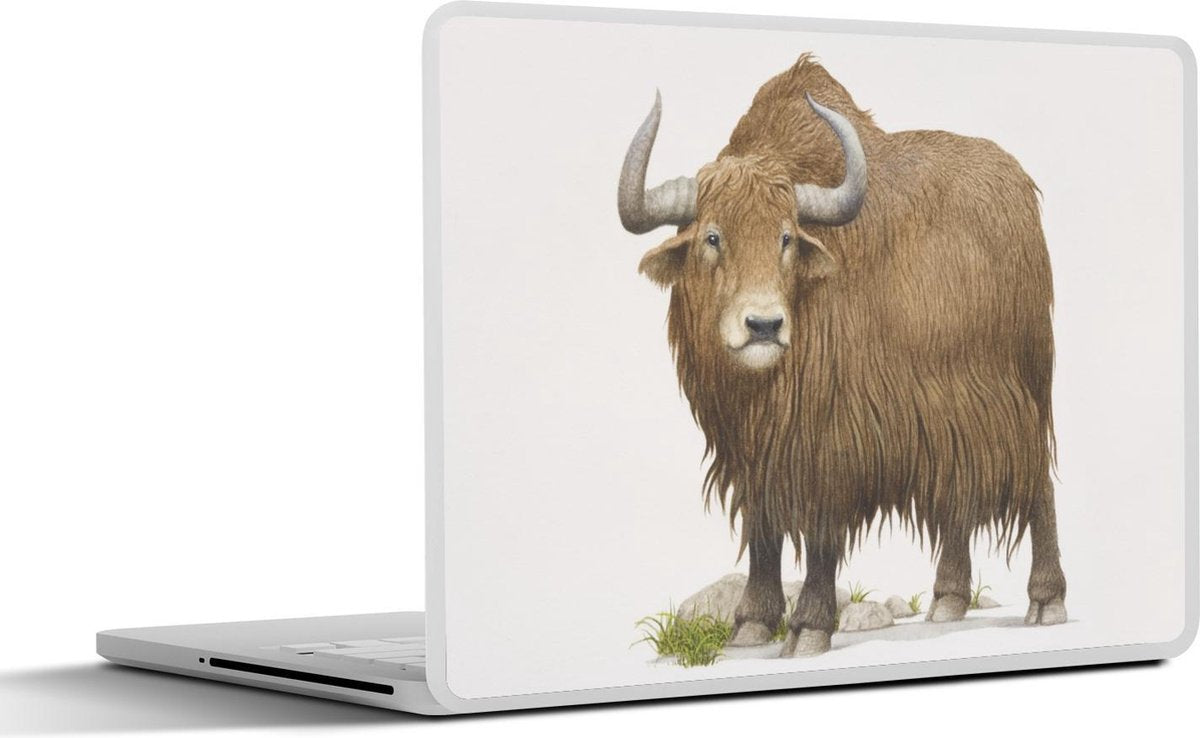 Laptop sticker - 10.1 inch - Illustratie van een jak