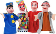 Show Time Handpoppen 4 Stuks In Poppenkastverpakking