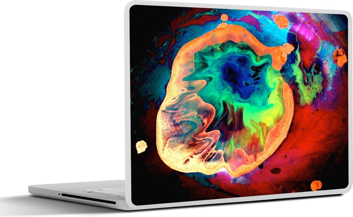 Laptop sticker - 10.1 inch - Inkt en verf