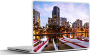 Laptop sticker - 10.1 inch - Ala Wai Canal bij Honolulu in het Amerikaanse Hawaï