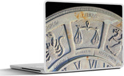 Laptop sticker - 10.1 inch - Afbeelding van een symbolische weegschaal