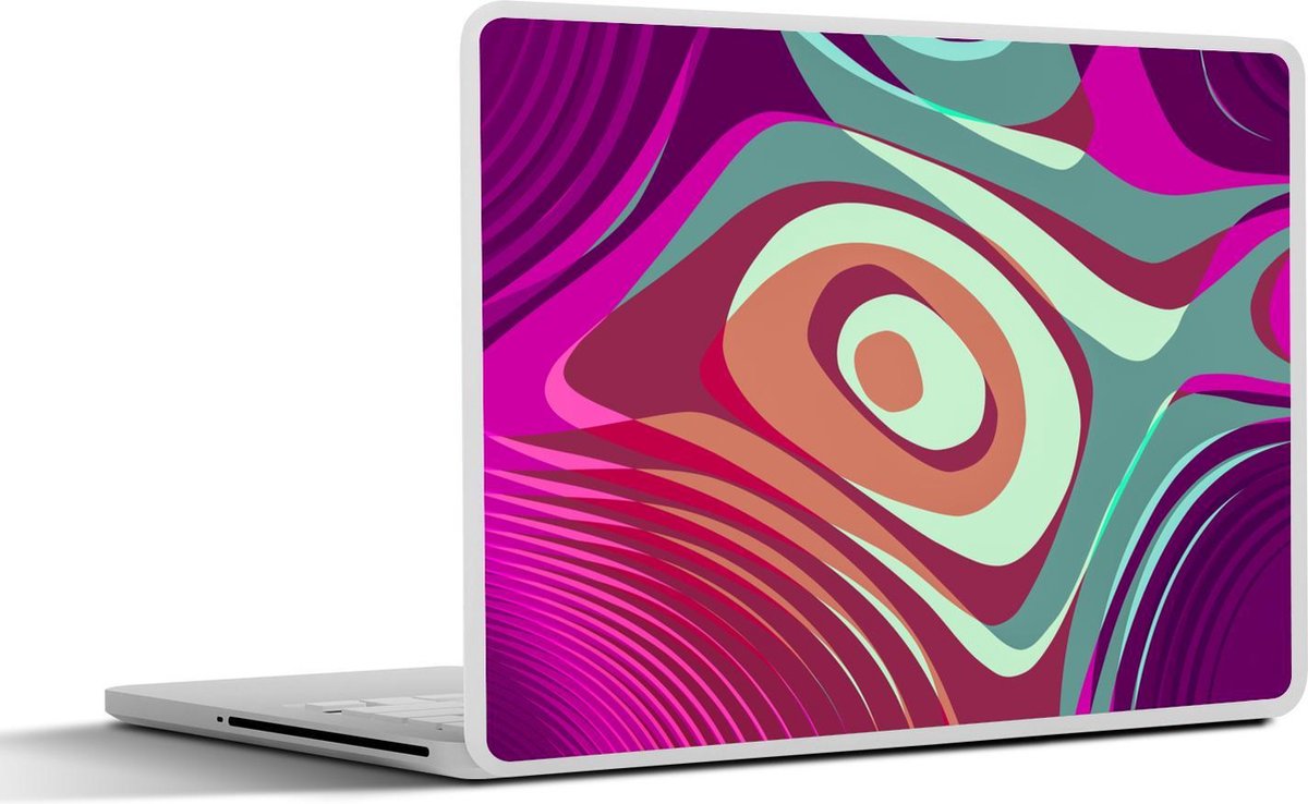 Laptop sticker - 10.1 inch - Abstracte achtergrond
