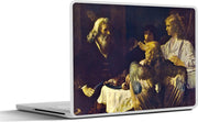 Laptop sticker - 10.1 inch - Abraham en de engelen - Rembrandt van Rijn