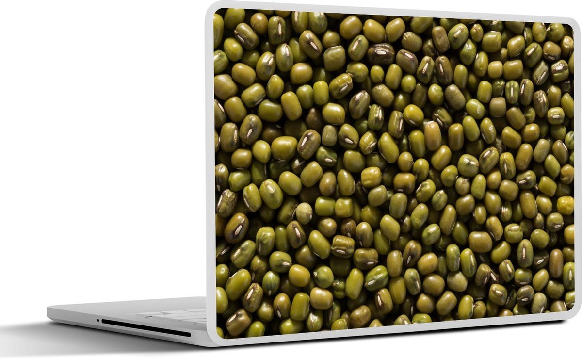 Laptop sticker - 10.1 inch - Afbeelding gevuld met groene mung bonen