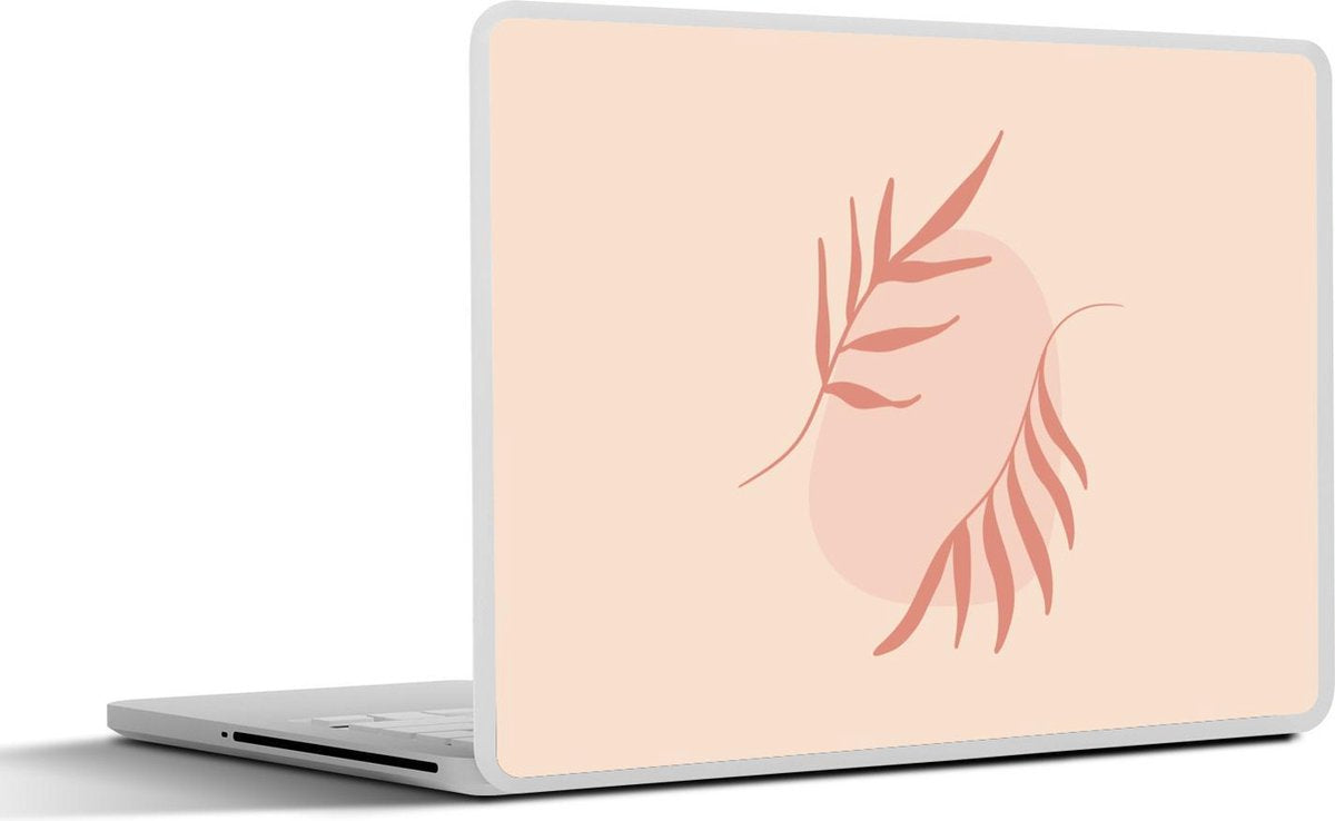 Laptop sticker - 10.1 inch - Illustratie van twee abstracte takken