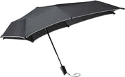 Senz Mini Automatic Foldable Paraplu Black Reflective