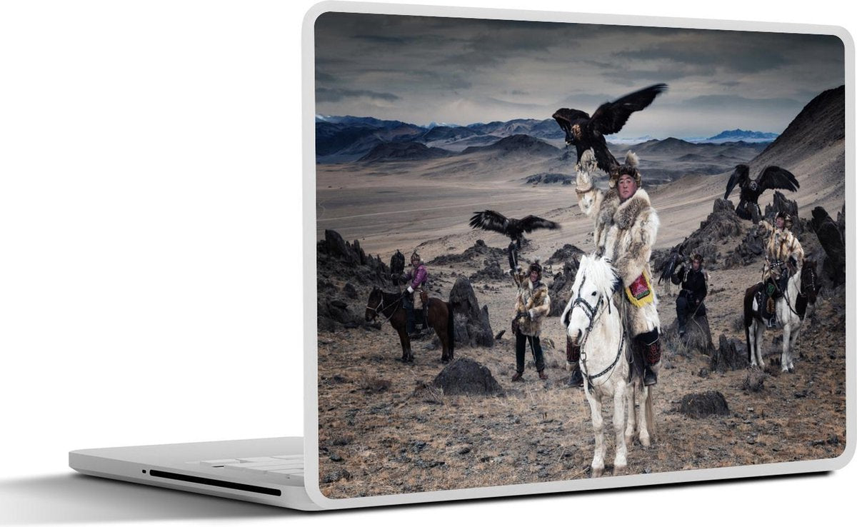 Laptop sticker - 10.1 inch - Adelaarsjagers in Mongolië