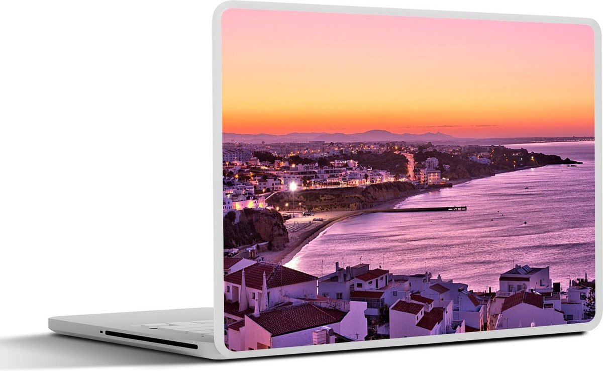 Laptop sticker - 10.1 inch - Albufeira tijdens zonsondergang
