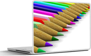 Laptop sticker - 10.1 inch - 3d afbeelding met kleurrijke potloden