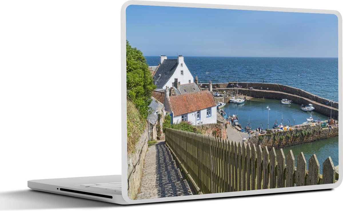 Laptop sticker - 10.1 inch - Afbeelding bij het plaatsje Crail in het Britse Fife