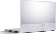 Laptop sticker - 10.1 inch - Achtergrond met witte planken
