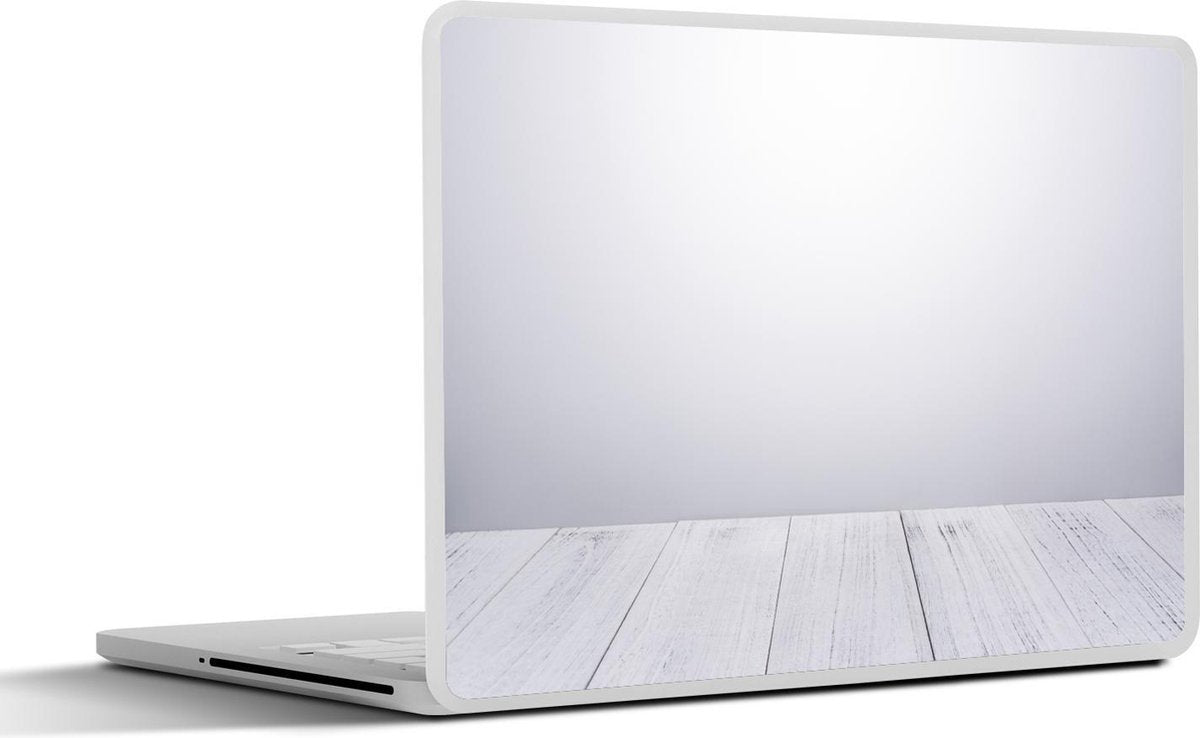Laptop sticker - 10.1 inch - Achtergrond met witte planken