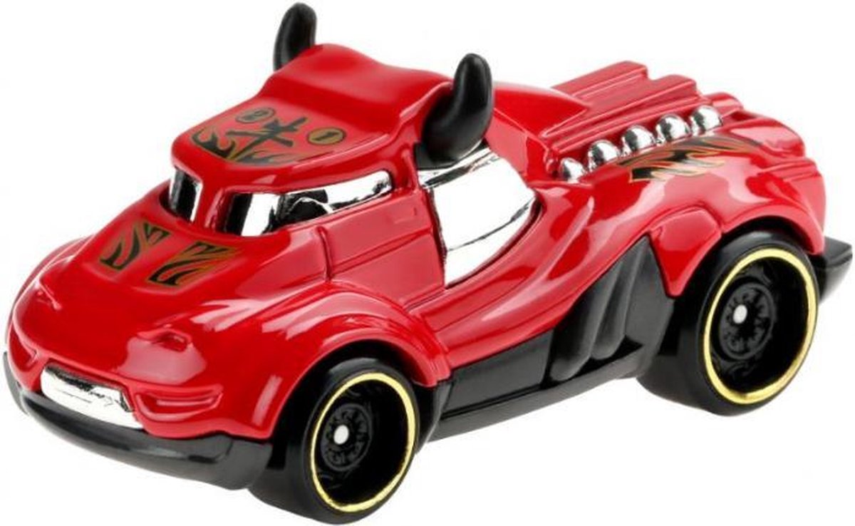Hot Wheels Auto Street Beasts Steer Clear 7 Cm Rood