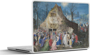 Laptop sticker - 10.1 inch - Aanbidding door de koningen - Schilderij van Jan Brueghel de Oude