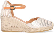 Kanna 9225 Espadrilles - Met Sleehak - Dames - Brons - Maat 39