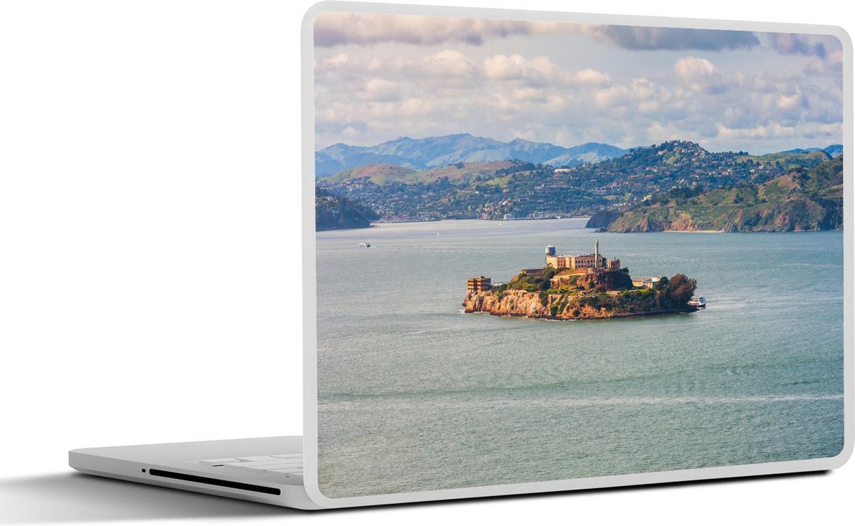 Laptop sticker - 10.1 inch - Alcatraz-eiland in de Amerikaanse baai San Francisco