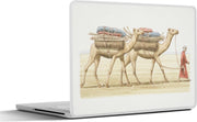 Laptop sticker - 10.1 inch - Illustratie van twee dromedarissen