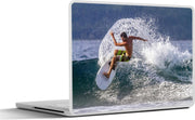 Laptop sticker - 10.1 inch - Actieshot van surfer