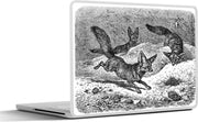 Laptop sticker - 10.1 inch - Illustratie van een leger fenneks