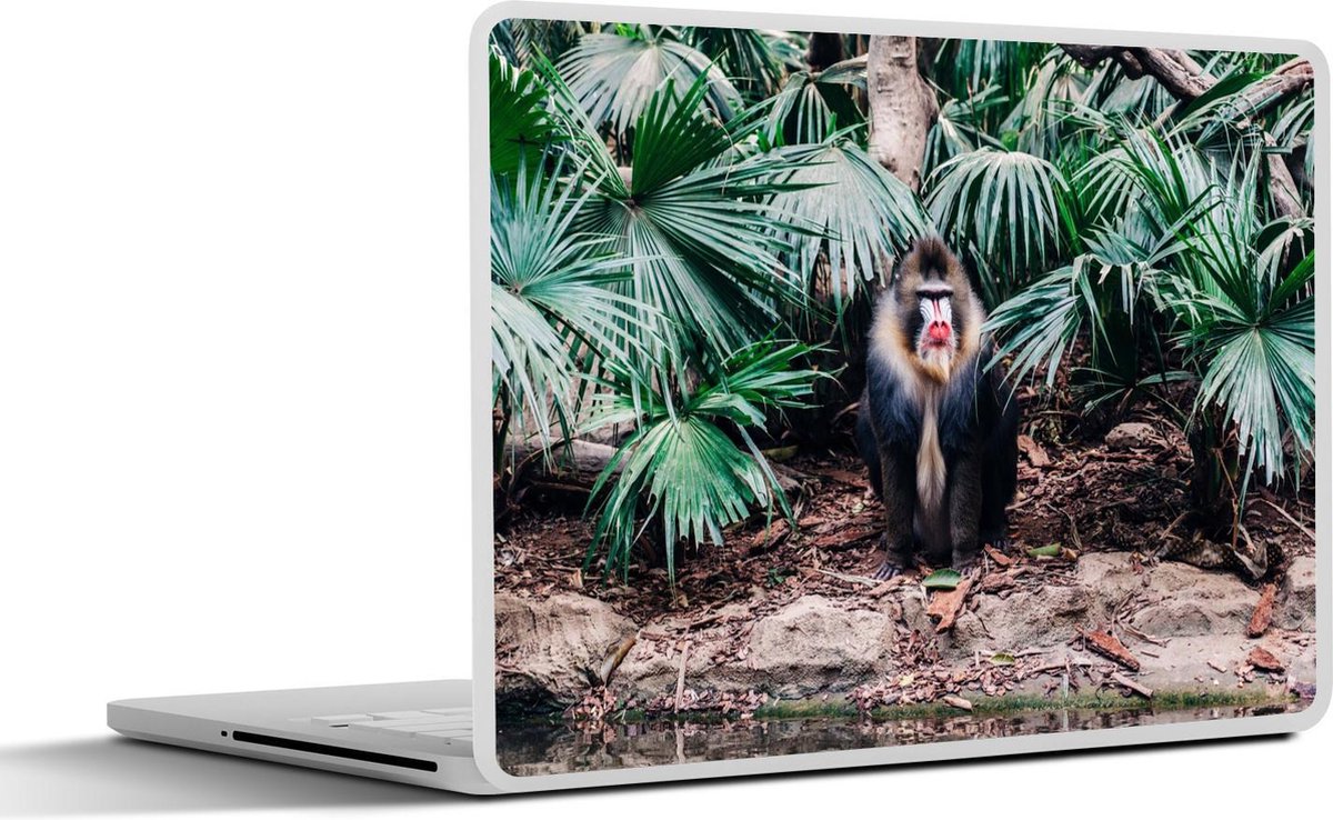 Laptop sticker - 10.1 inch - Aap - Jungle - Planten