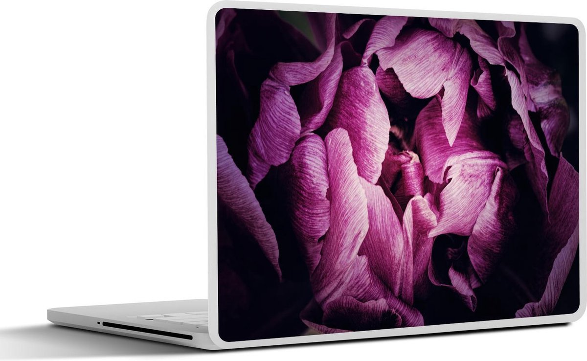 Laptop sticker - 10.1 inch - Abstract - Tulp - Roze