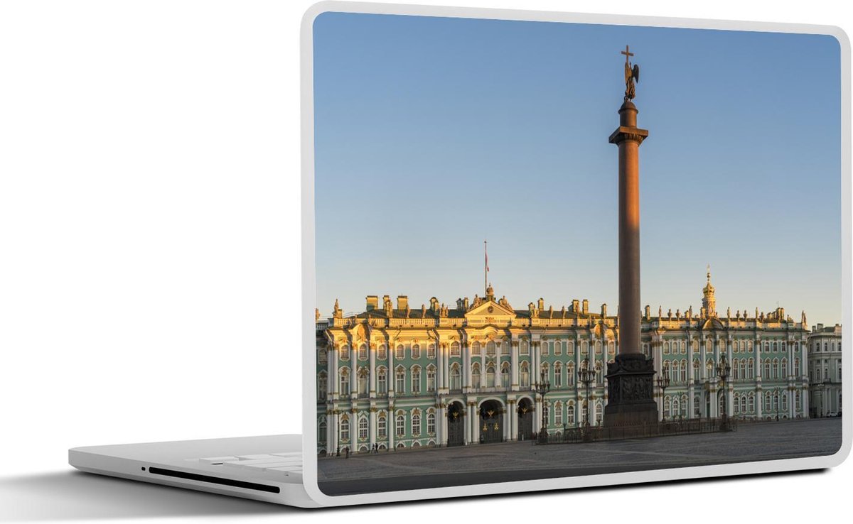 Laptop sticker - 10.1 inch - Alexander column en het winterpaleis van Sint Petersburg