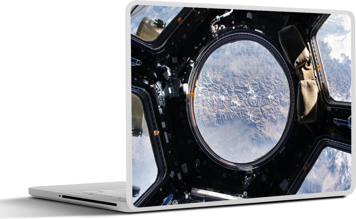 Laptop sticker - 10.1 inch - Aarde - Space shuttle - Ruimte
