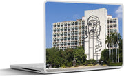Laptop sticker - 10.1 inch -  Che Guavara kijkt uit over Revolutieplein