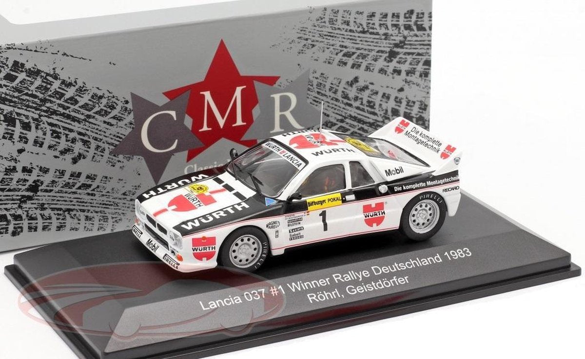 Lancia 037 #1 Winner Rallye Deutschland 1983 - 1:43 - CMR Classic Model Replicars