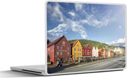 Laptop sticker - 10.1 inch - Alledaagse impressie van Bryggen