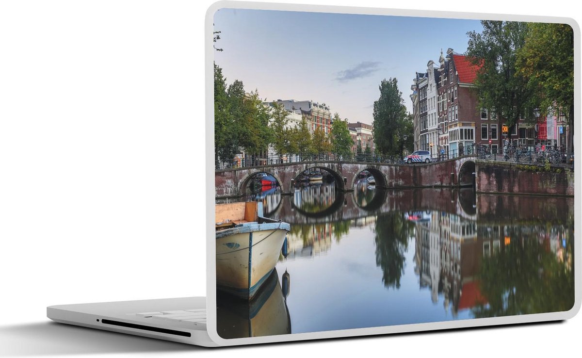 Laptop sticker - 10.1 inch - Afbeelding van de Amsterdamse Keizersgracht