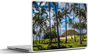 Laptop sticker - 10.1 inch - Alledaagse foto van Anakena Beach in Chili