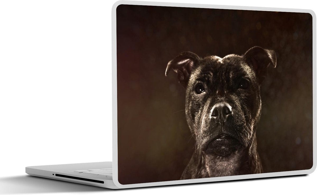Laptop sticker - 10.1 inch -  een Staffordshire Bull Terrier