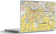 Laptop sticker - 10.1 inch - Illustratie van een kaart van Louisville