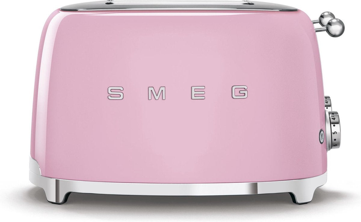 Smeg TSF03PKEU - Broodrooster - Roze