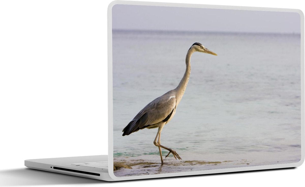 Laptop sticker - 10.1 inch - Jagende reiger