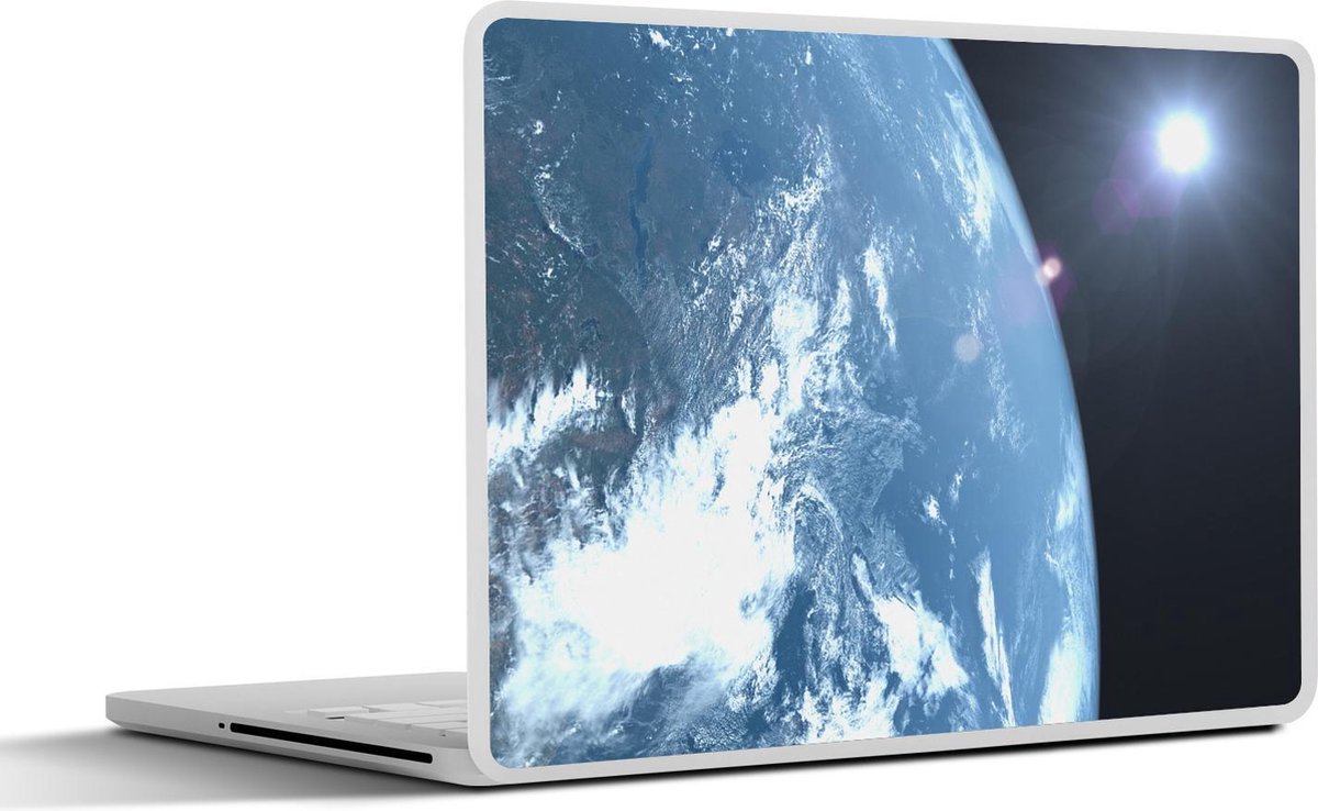 Laptop sticker - 10.1 inch - Aarde van het zonnestelsel