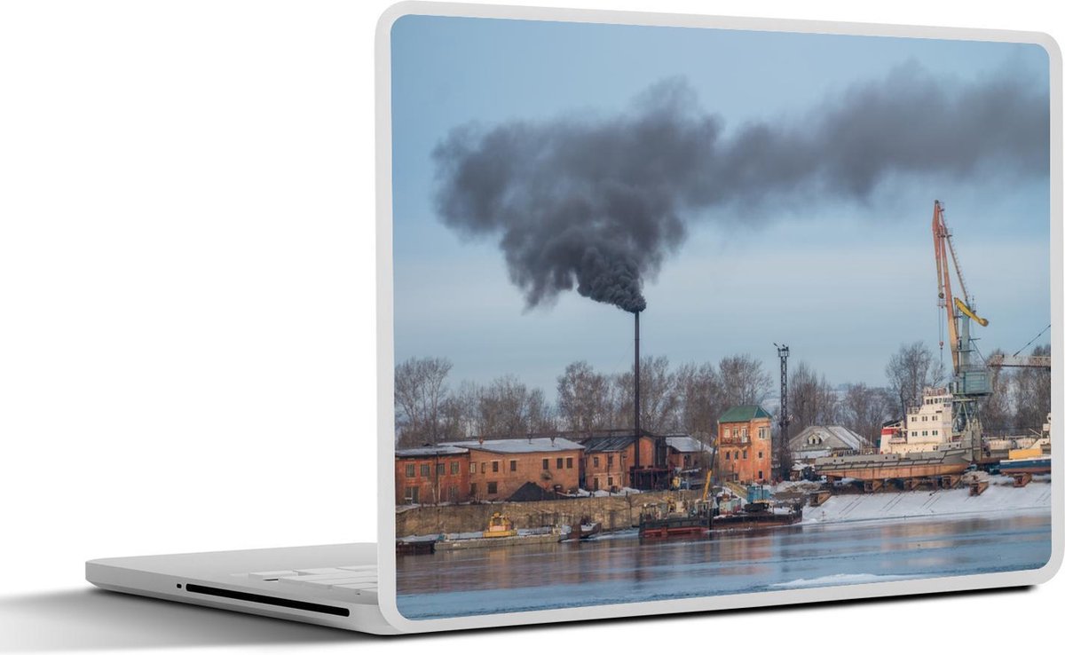 Laptop sticker - 10.1 inch - Industriële haven van Irkoetsk