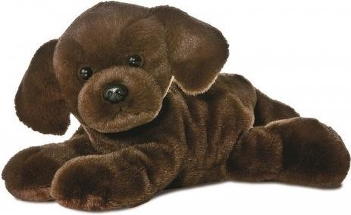 Aurora Knuffel Mini Flopsie Lil Labrador Bruin 20.5 Cm