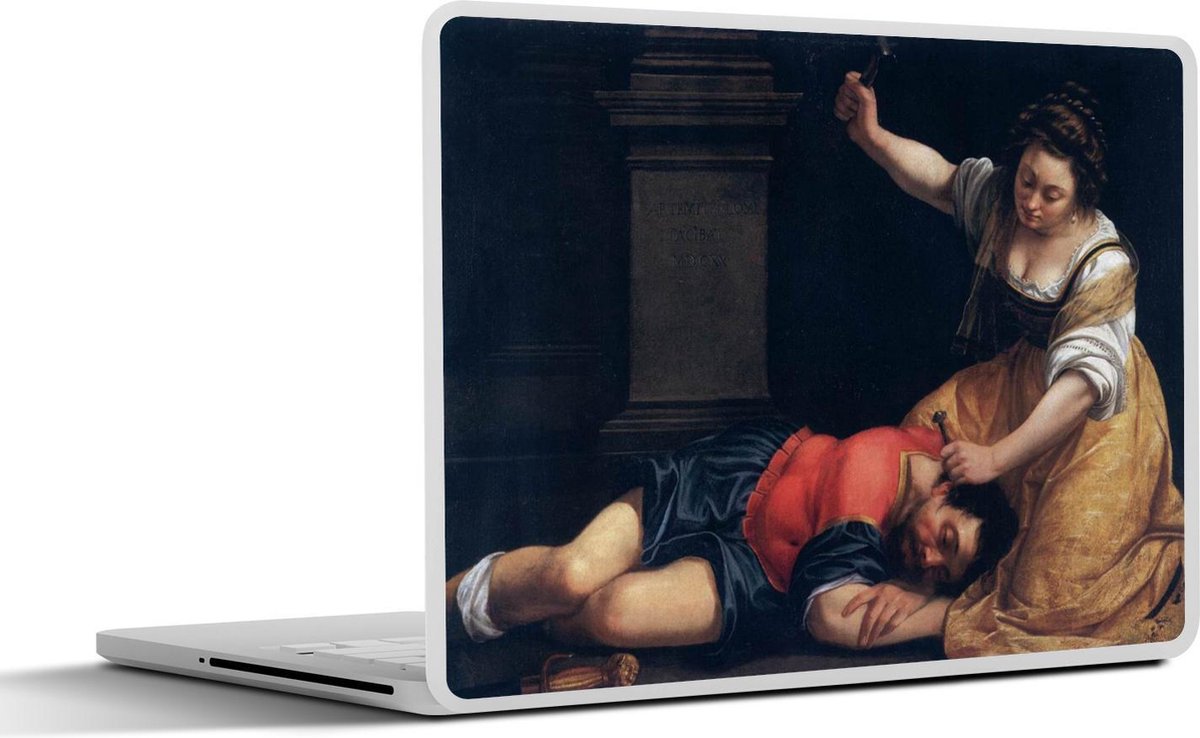 Laptop sticker - 10.1 inch - Jaël en Sisera - Schilderij van Artemisia Gentileschi
