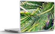 Laptop sticker - 10.1 inch - Afbeelding van een sago plant met een vervaagde achtergrond