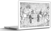 Laptop sticker - 10.1 inch - Illustratie van Marco Polo in China