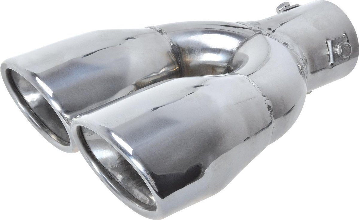 Automax dubbel uitlaatsierstuk - Lengte 220mm - Aansluiting 38-56mm