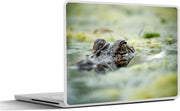 Laptop sticker - 10.1 inch - Alligator - Groen - Water