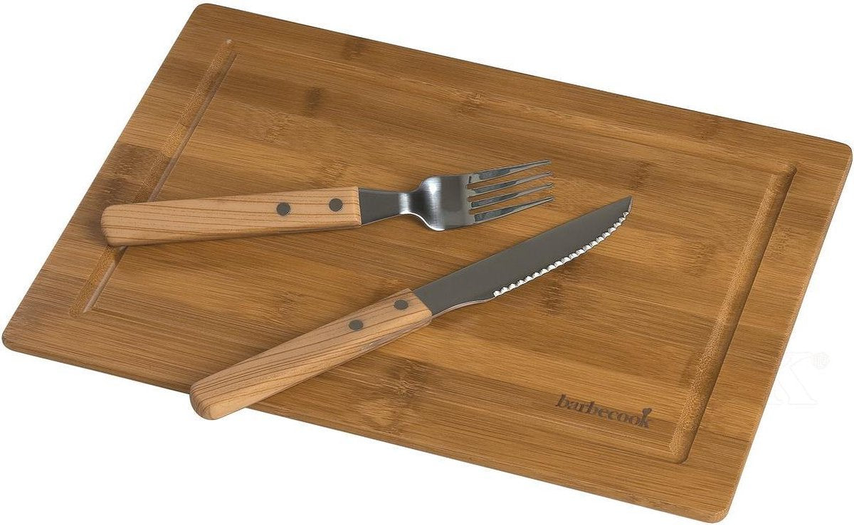 Barbecook Dinnerset -  Bamoboe - 1 persoon - Bruin