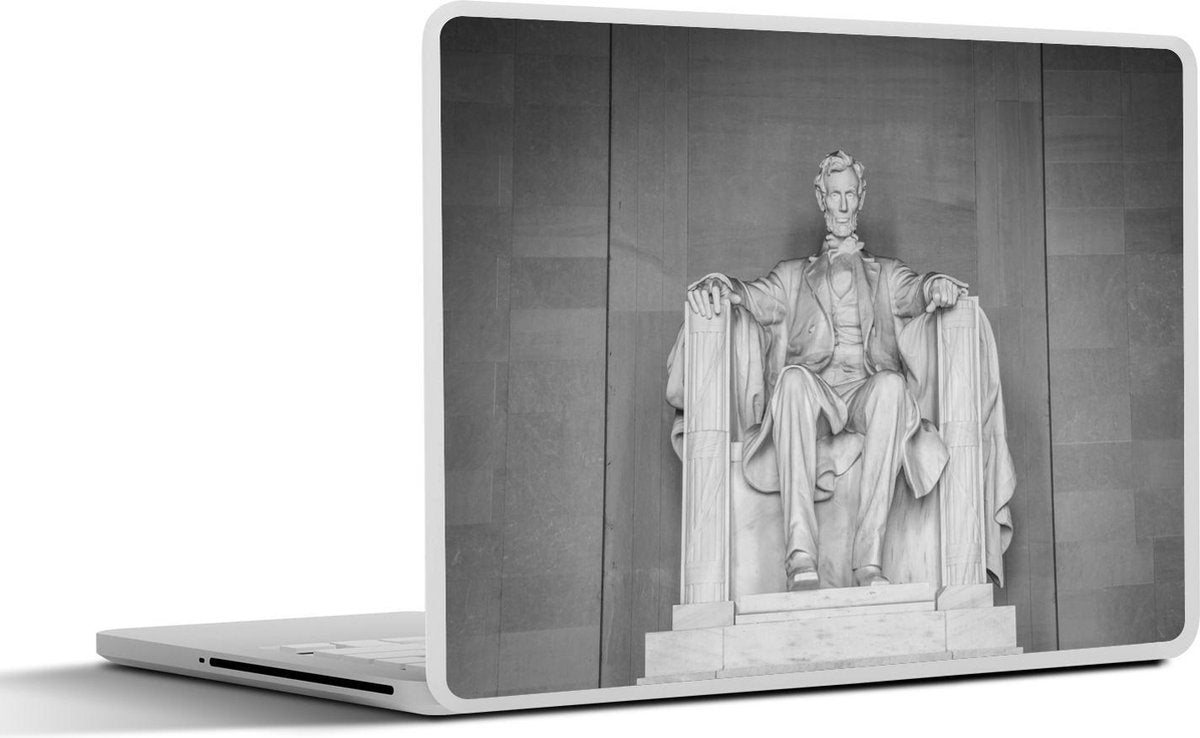 Laptop sticker - 10.1 inch - afbeelding van het Lincoln Memorial
